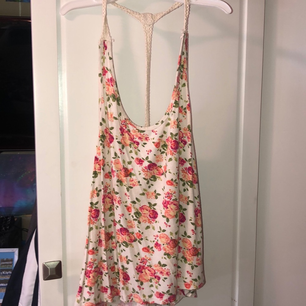 Flowery tank top